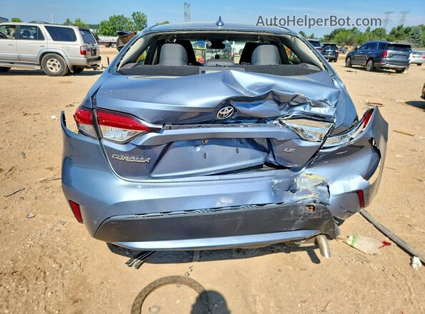 JTDEPRAE8LJ003338 2020 TOYOTA COROLLA Blue Rear view