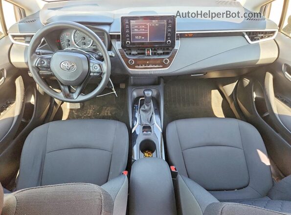 JTDEPRAE8LJ003338 2020 TOYOTA COROLLA Blue Dashboard view