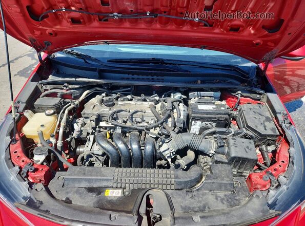 JTDEPRAE8LJ014372 2020 TOYOTA COROLLA Red უკანა სალონის ხედი