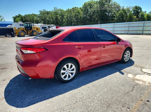 JTDEPRAE8LJ014372 2020 TOYOTA COROLLA Red უკანა მარჯვენა
