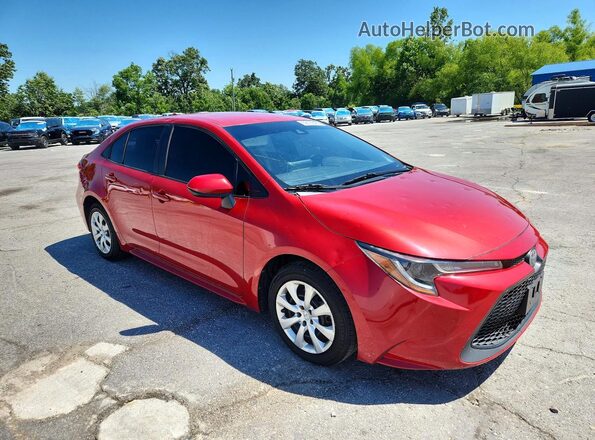 JTDEPRAE8LJ014372 2020 TOYOTA COROLLA Red წინა მარჯვენა