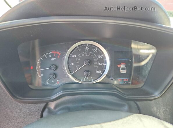 JTDEPRAE8LJ014372 2020 TOYOTA COROLLA Red ხელსაწყოთა პანელის ხედი