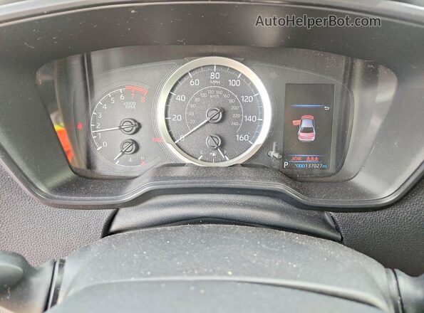 JTDEPRAE8LJ035688 2020 TOYOTA COROLLA Black Instrument cluster view
