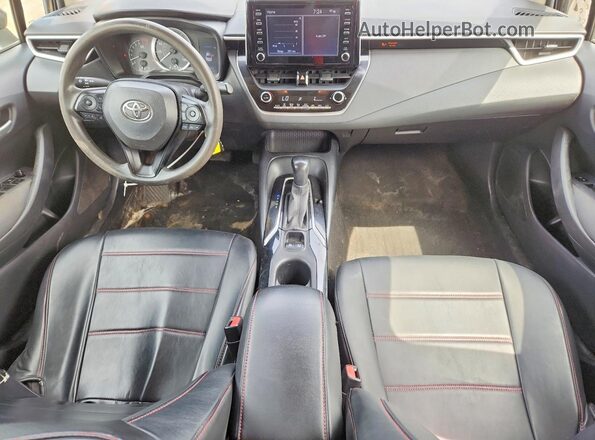 JTDEPRAE8LJ035688 2020 TOYOTA COROLLA Black Dashboard view