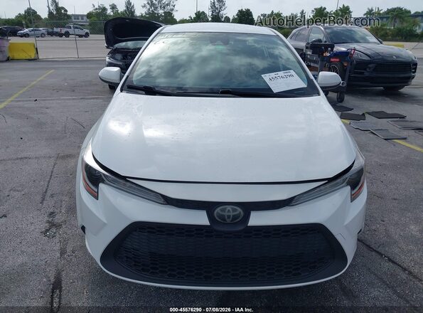 JTDEPRAE8LJ042267 2020 TOYOTA COROLLA White Սարքավորումների վահանակի տեսք