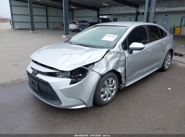 JTDEPRAE8LJ058713 2020 TOYOTA COROLLA Silver Front view