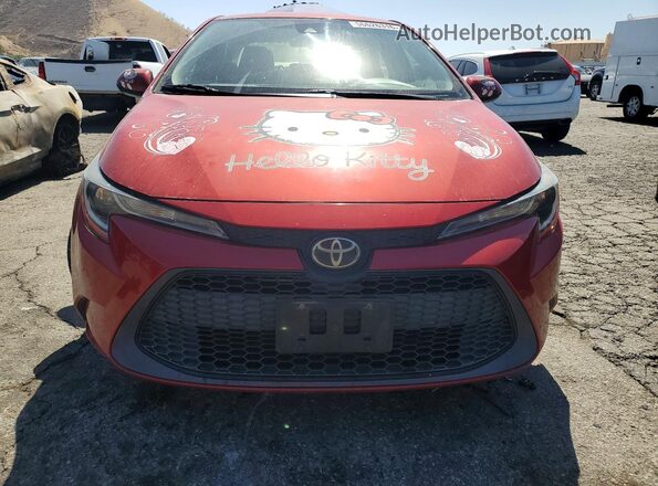 JTDEPRAE8LJ114262 2020 TOYOTA COROLLA Red Front view