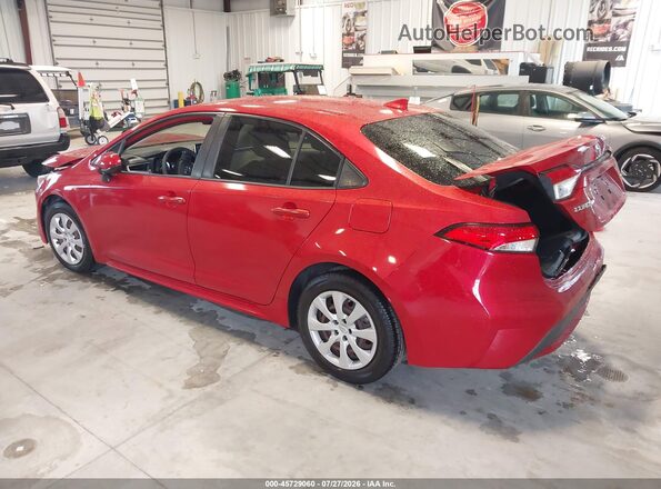 JTDEPRAE9LJ003994 2020 TOYOTA COROLLA Red Trasero izquierdo