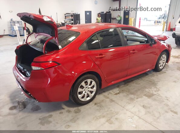JTDEPRAE9LJ003994 2020 TOYOTA COROLLA Red Trasero derecho