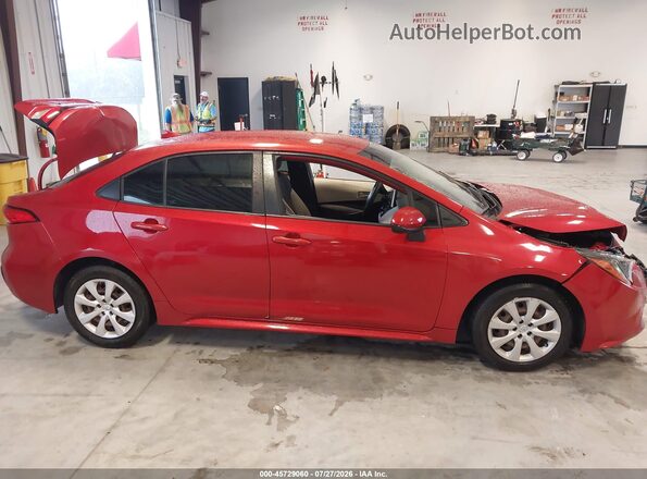 JTDEPRAE9LJ003994 2020 TOYOTA COROLLA Red Vista interior trasera