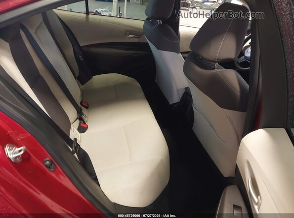 JTDEPRAE9LJ003994 2020 TOYOTA COROLLA Red Vista de la etiqueta del VIN