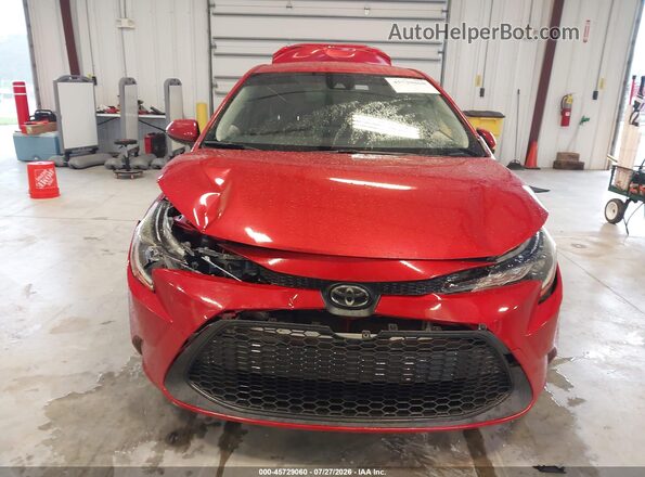 JTDEPRAE9LJ003994 2020 TOYOTA COROLLA Red Vista del cuadro de instrumentos