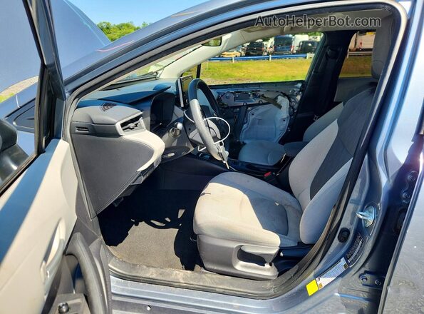 JTDEPRAE9LJ004420 2020 TOYOTA COROLLA Gray Widok wnętrza z przodu