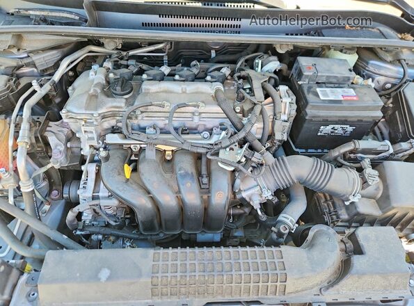 JTDEPRAE9LJ004420 2020 TOYOTA COROLLA Gray Widok wnętrza z tyłu