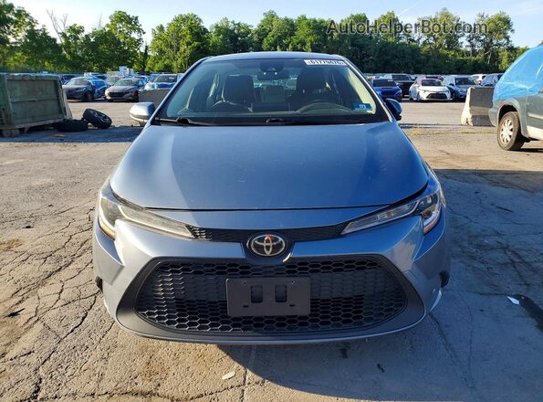 JTDEPRAE9LJ021654 2020 TOYOTA COROLLA Blue Front view
