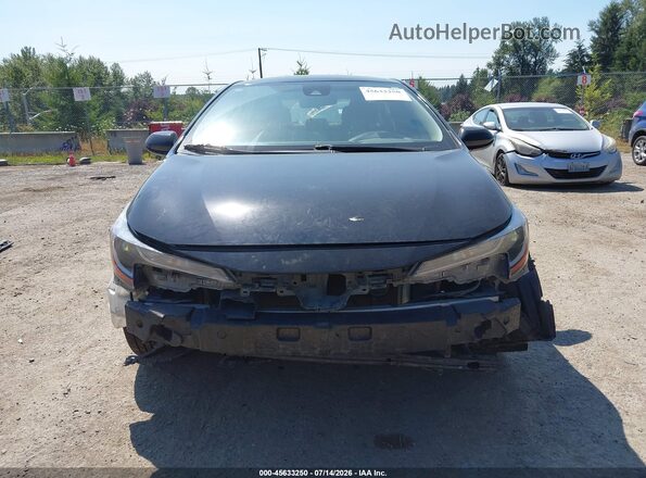 JTDEPRAE9LJ044075 2020 TOYOTA COROLLA Black Widok wnętrza z tyłu