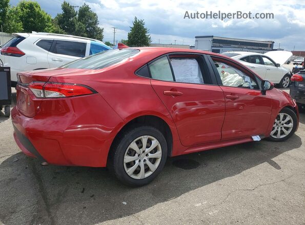JTDEPRAE9LJ045436 2020 TOYOTA COROLLA Red Trasero derecho