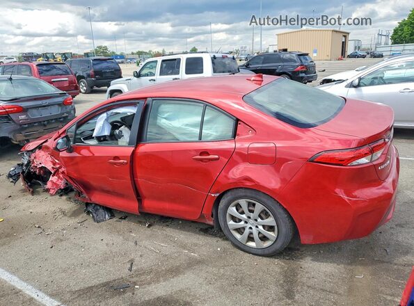 JTDEPRAE9LJ045436 2020 TOYOTA COROLLA Red Trasero izquierdo