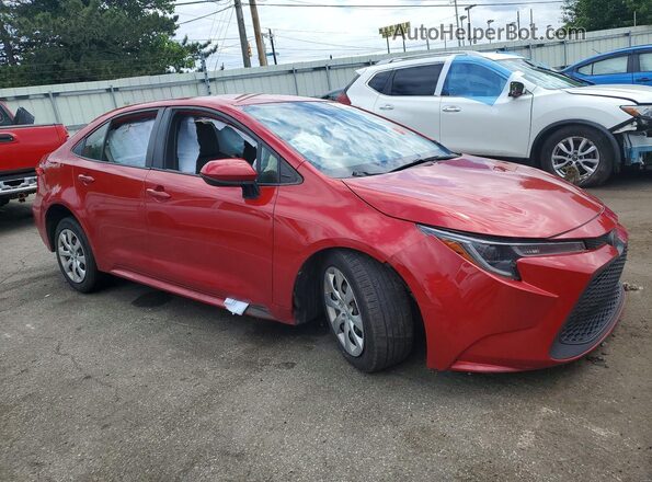 JTDEPRAE9LJ045436 2020 TOYOTA COROLLA Red Delantero derecho