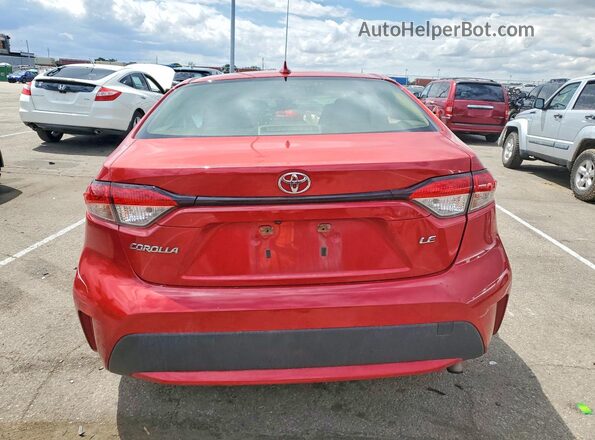 JTDEPRAE9LJ045436 2020 TOYOTA COROLLA Red Vista trasera