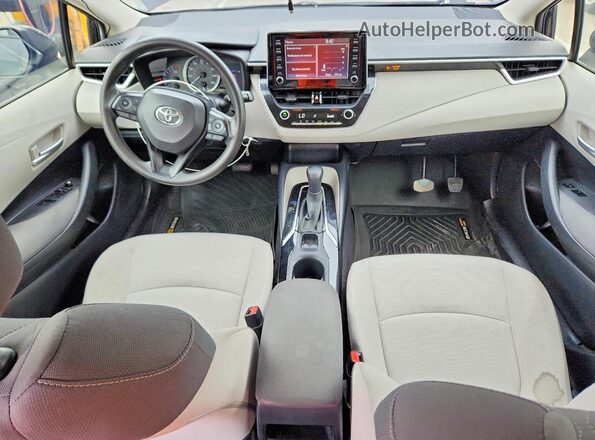 JTDEPRAE9LJ092773 2020 TOYOTA COROLLA Black Առջևի վահանակի տեսք