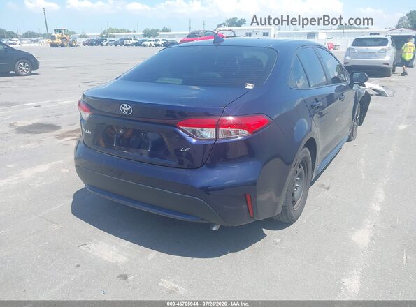 JTDEPRAEXLJ001137 2020 TOYOTA COROLLA Dark Blue Tył prawy