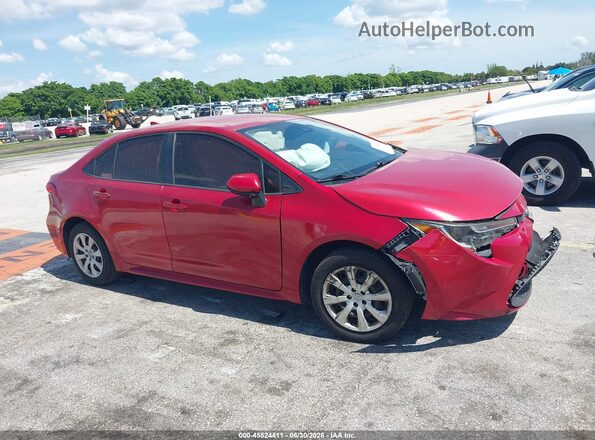JTDEPRAEXLJ011666 2020 TOYOTA COROLLA Red 