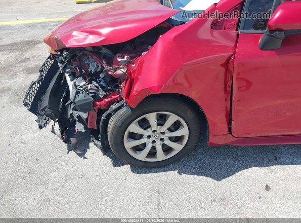 JTDEPRAEXLJ011666 2020 TOYOTA COROLLA Red 