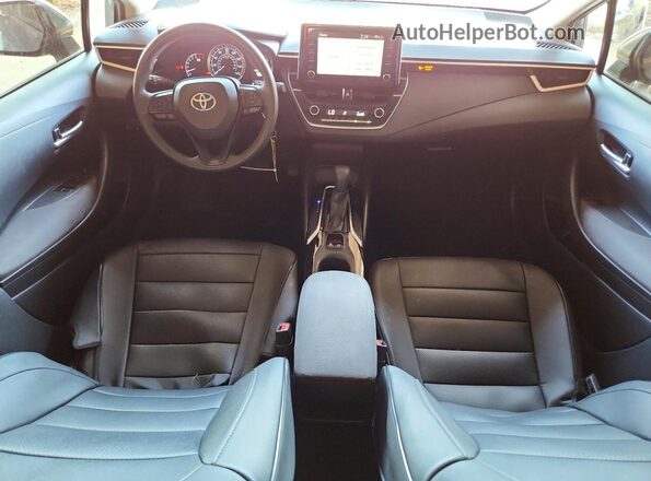 JTDEPRAEXLJ042352 2020 TOYOTA COROLLA Gray Dashboard view