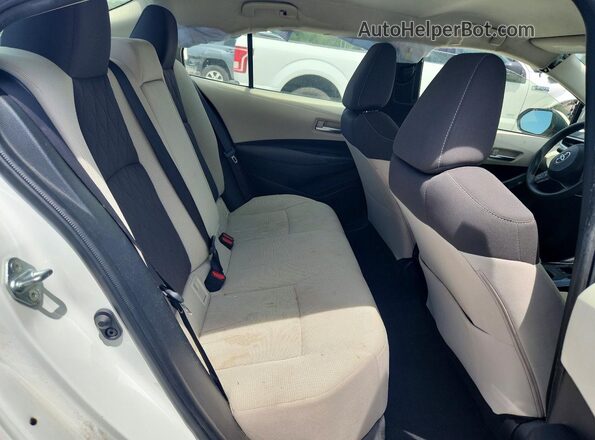 JTDEPRAEXLJ058759 2020 TOYOTA COROLLA White Vista de los asientos traseros