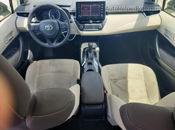 JTDEPRAEXLJ058759 2020 TOYOTA COROLLA White Vista del salpicadero