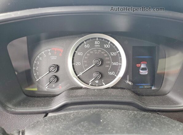 JTDEPRAEXLJ068434 2020 TOYOTA COROLLA Blue Widok zestawu wskaźników