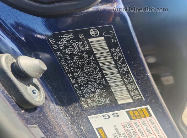 JTDEPRAEXLJ102162 2020 TOYOTA COROLLA Blue Շարժիչի բաժամունքի տեսք