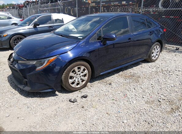 JTDEPRAEXLJ109645 2020 TOYOTA COROLLA Dark Blue Передня ліва чверть