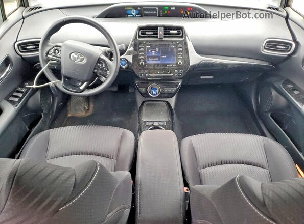 JTDKAMFP0M3175807 2021 TOYOTA PRIUS Black Widok deski rozdzielczej