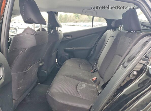 JTDKAMFP0M3175807 2021 TOYOTA PRIUS Black Widok tylnych siedzeń