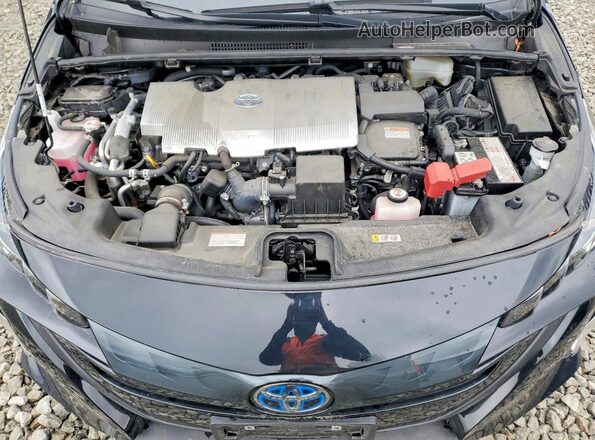 JTDKAMFP0M3175807 2021 TOYOTA PRIUS Black Widok wnętrza z tyłu
