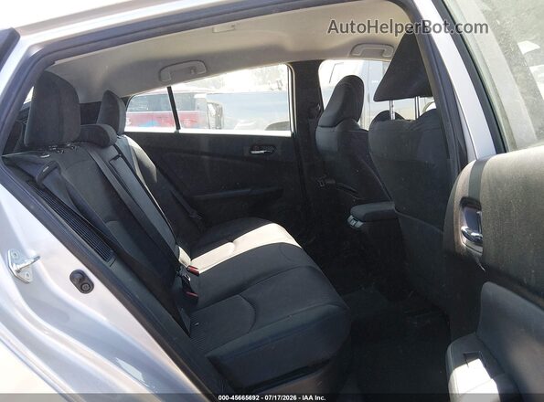 JTDKAMFP0M3187486 2021 TOYOTA PRIUS PRIME Silver VIN კოდის სტიკერის ხედი