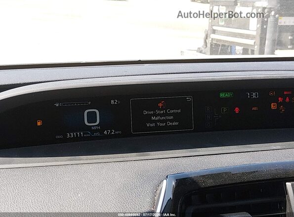 JTDKAMFP0M3187486 2021 TOYOTA PRIUS PRIME Silver უკანა სავარძლების ხედი