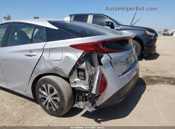 JTDKAMFP0M3187486 2021 TOYOTA PRIUS PRIME Silver წინა ხედი