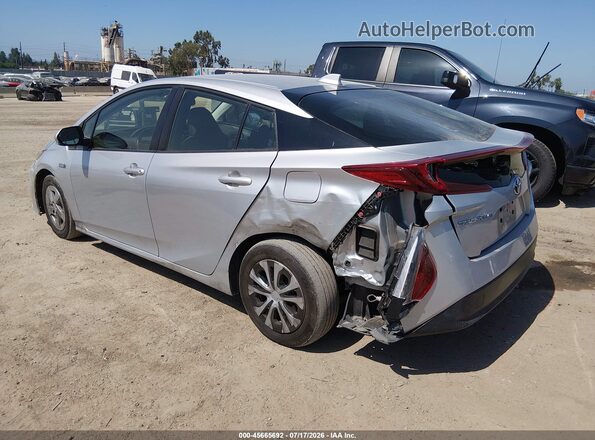 JTDKAMFP0M3187486 2021 TOYOTA PRIUS PRIME Silver უკანა მარცხენა
