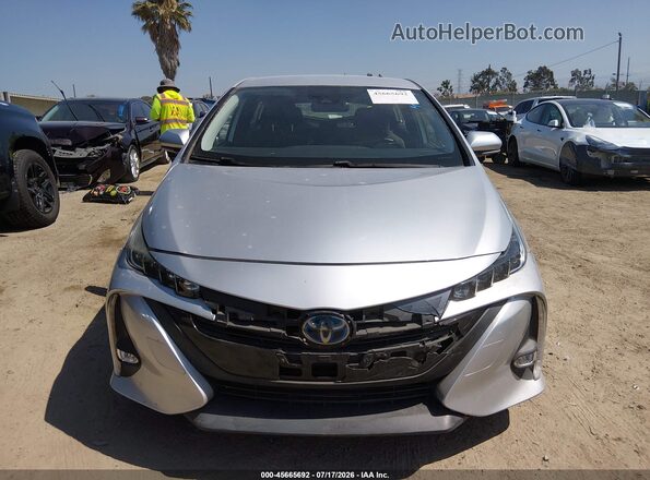 JTDKAMFP0M3187486 2021 TOYOTA PRIUS PRIME Silver ხელსაწყოთა პანელის ხედი