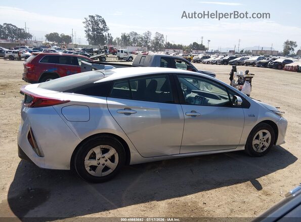 JTDKAMFP0M3187486 2021 TOYOTA PRIUS PRIME Silver უკანა სალონის ხედი