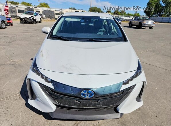 JTDKAMFP1M3173435 2021 TOYOTA PRIUS White Դիմացի տեսք