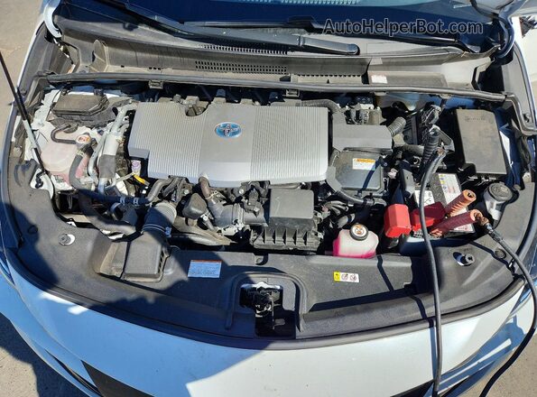 JTDKAMFP1M3173435 2021 TOYOTA PRIUS White Սալոնի հետևի տեսք