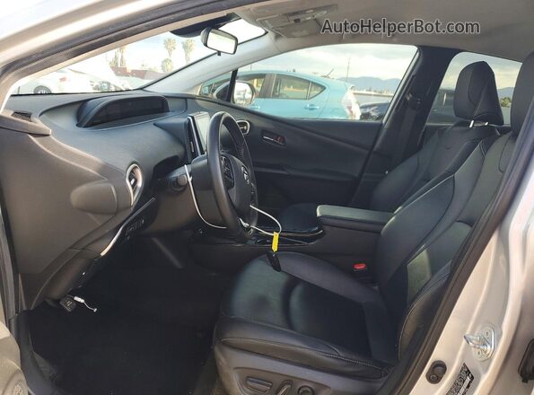 JTDKAMFP1M3178568 2021 TOYOTA PRIUS Silver Սալոնի դիմացի տեսք