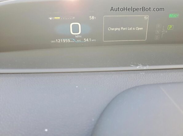 JTDKAMFP1M3178568 2021 TOYOTA PRIUS Silver Սարքավորումների վահանակի տեսք