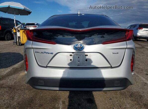 JTDKAMFP1M3178568 2021 TOYOTA PRIUS Silver Հետևի տեսք