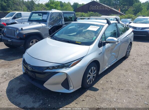 JTDKAMFP1M3183107 2021 TOYOTA PRIUS PRIME Серый Передняя левая четверть