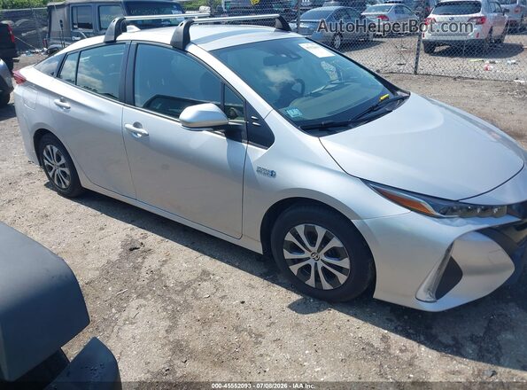 JTDKAMFP1M3183107 2021 TOYOTA PRIUS PRIME Серый Вид задней части салона